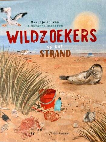 Wildzoekers op het strand